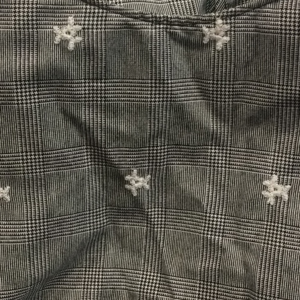 Zara Basic Collection Embroidered Top S - image 3